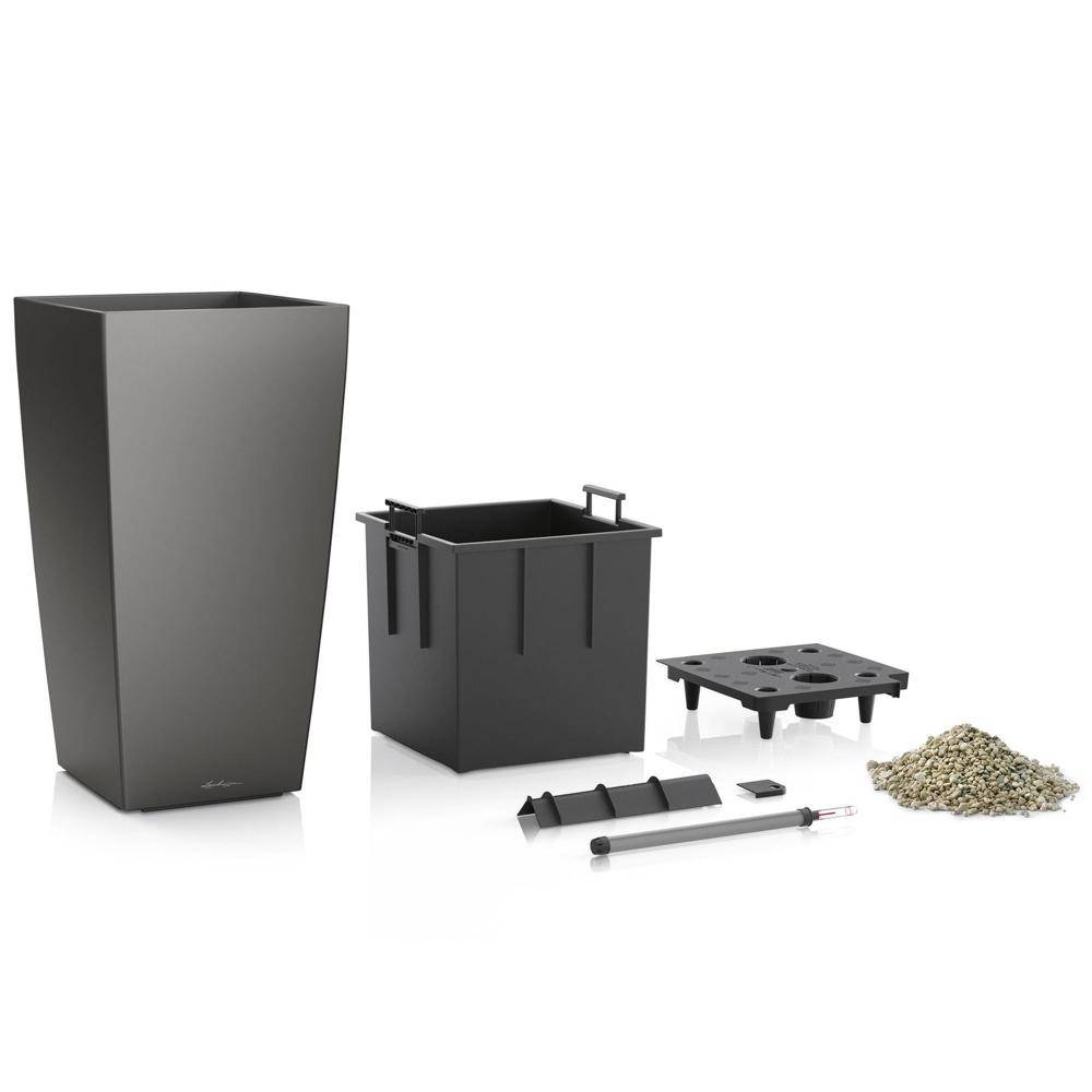 Lechuza - Cubico Premium 40 - kit complet, anthracite métallisé 75 cm Lechuza - Image 2