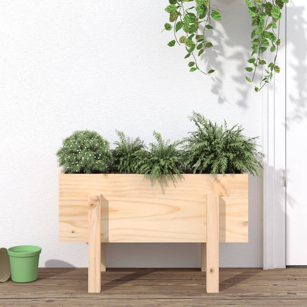 Vidaxl - Jardinière 62x30x38 cm bois massif de pin vidaXL 825177 - Image 1