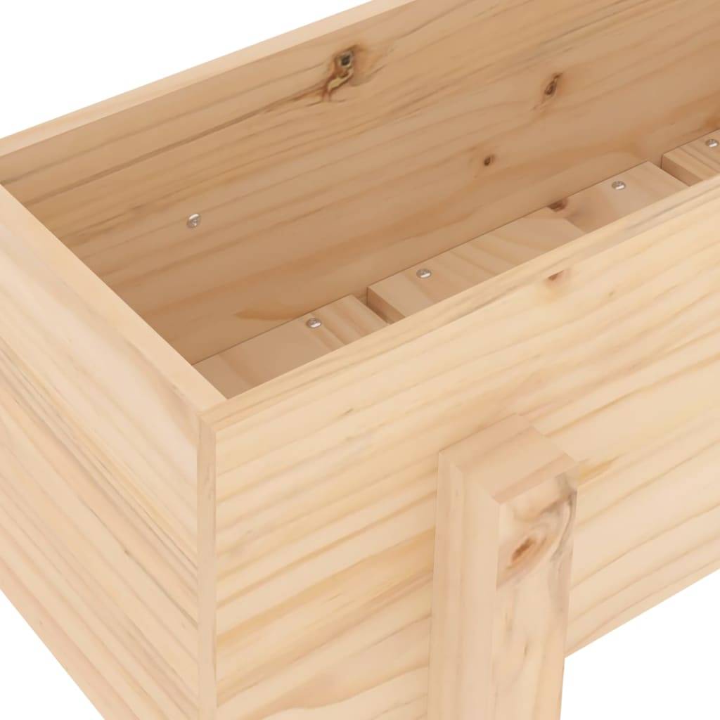 Vidaxl - Jardinière 62x30x38 cm bois massif de pin vidaXL 825177 - Image 8