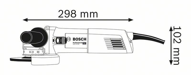 Bosch - Meuleuse BOSCH X-Lock GWX 14-25 - 1400W Ø125 mm - 06017B7000 - Image 2