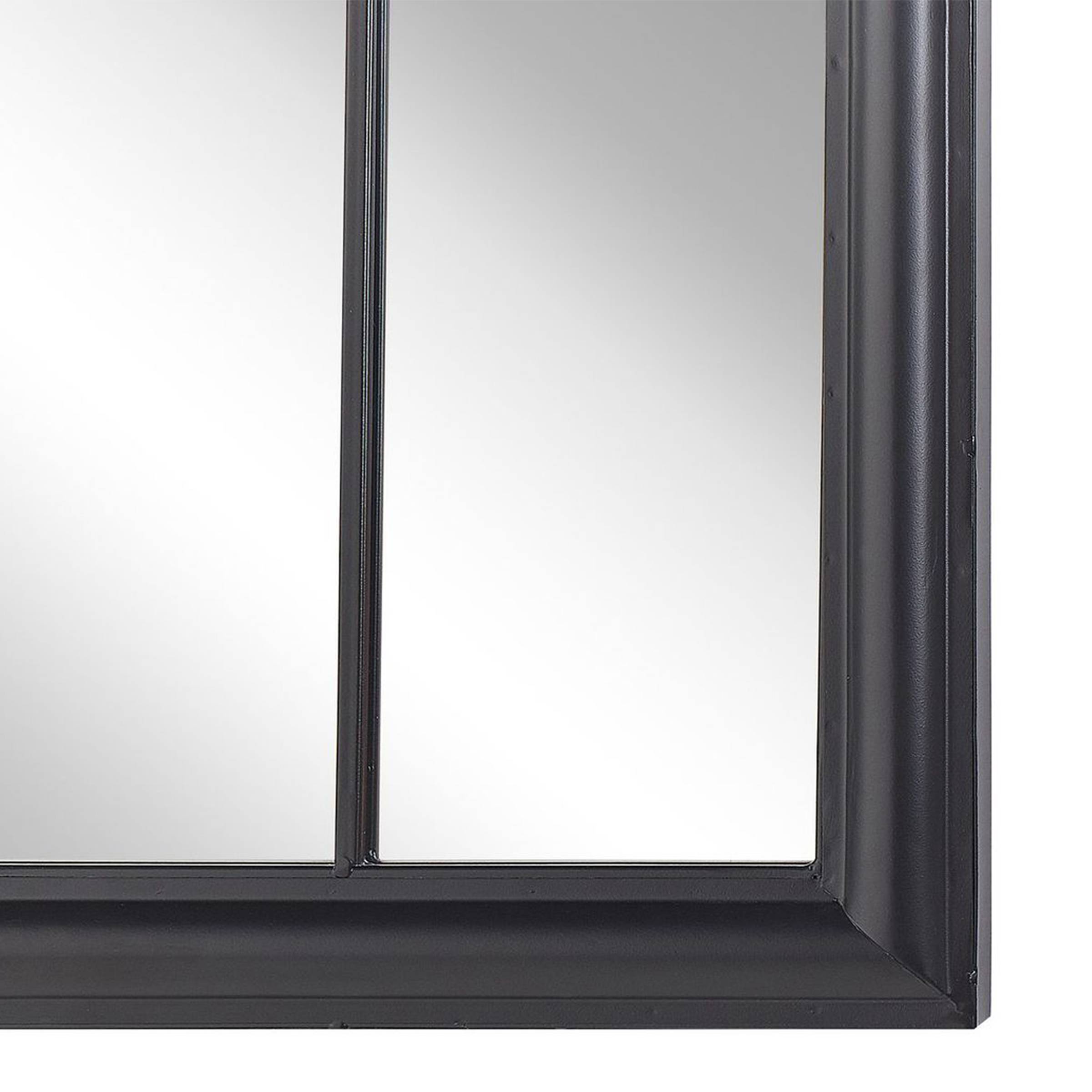 Beliani - Miroir Acier Noir EMBRY - Beliani - Image 5