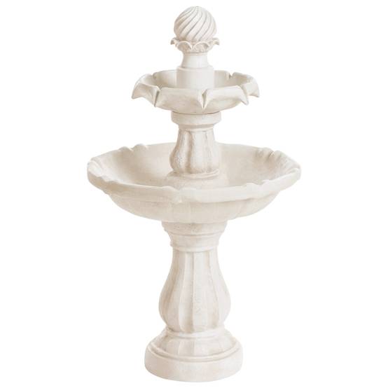 Fontaine décorative Résine Beige clair LIMBARA - Beliani - Image 3