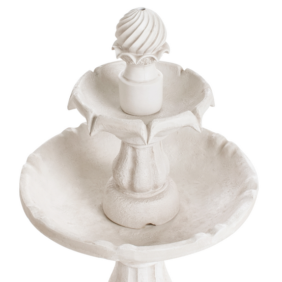 Fontaine décorative Résine Beige clair LIMBARA - Beliani - Image 6