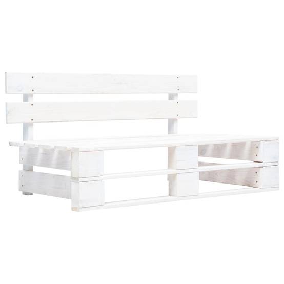 Prolenta Premium - Banc de jardin Blanc 65 X 110 cm - Prolenta Premium - Image 2