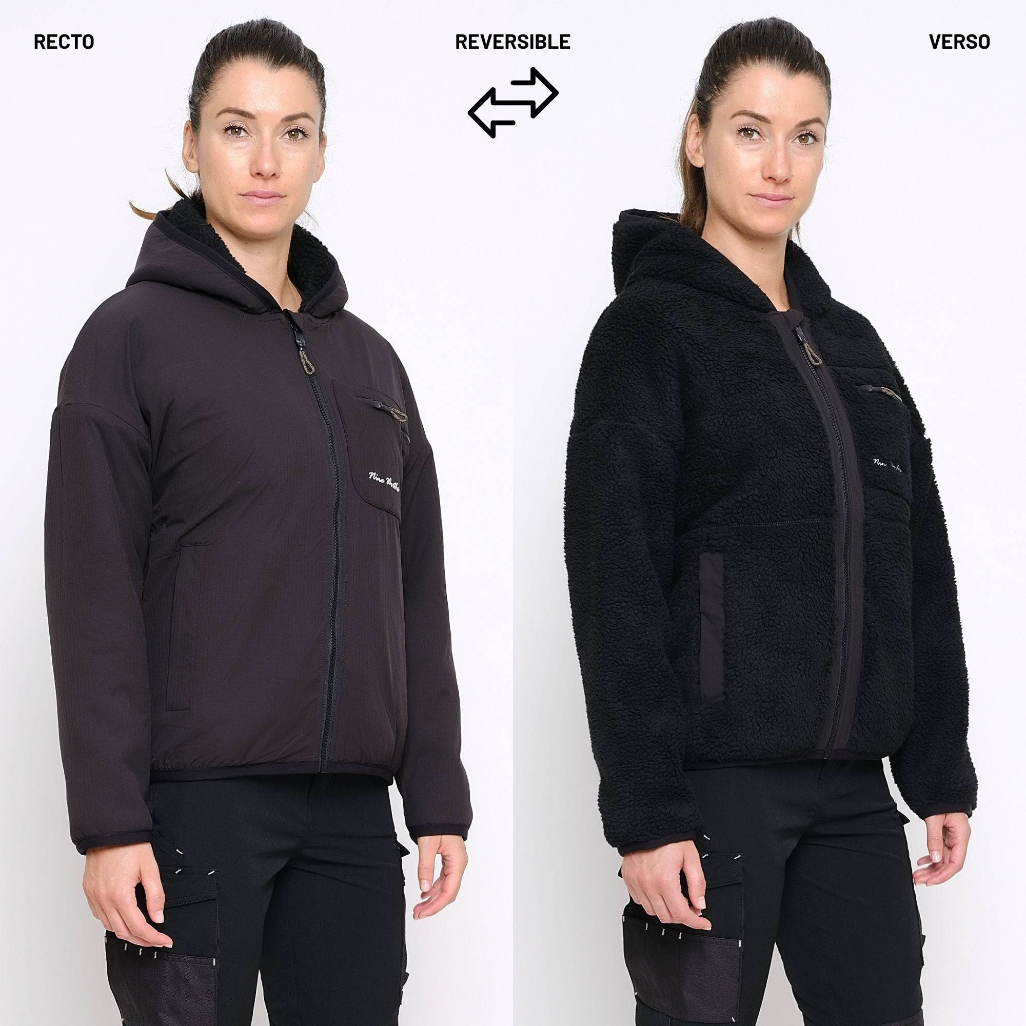 Nineworths - MUNA - POLAIRE DE TRAVAIL RÉVERSIBLE - 1193 | Noir - Image 5