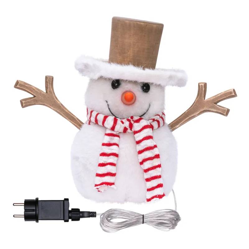 Lotti - Bonhomme de Neige Lumineux 30cm 50 Micro-Led Blanc Chaud & Froid 9 Animations Lotti - Image 5