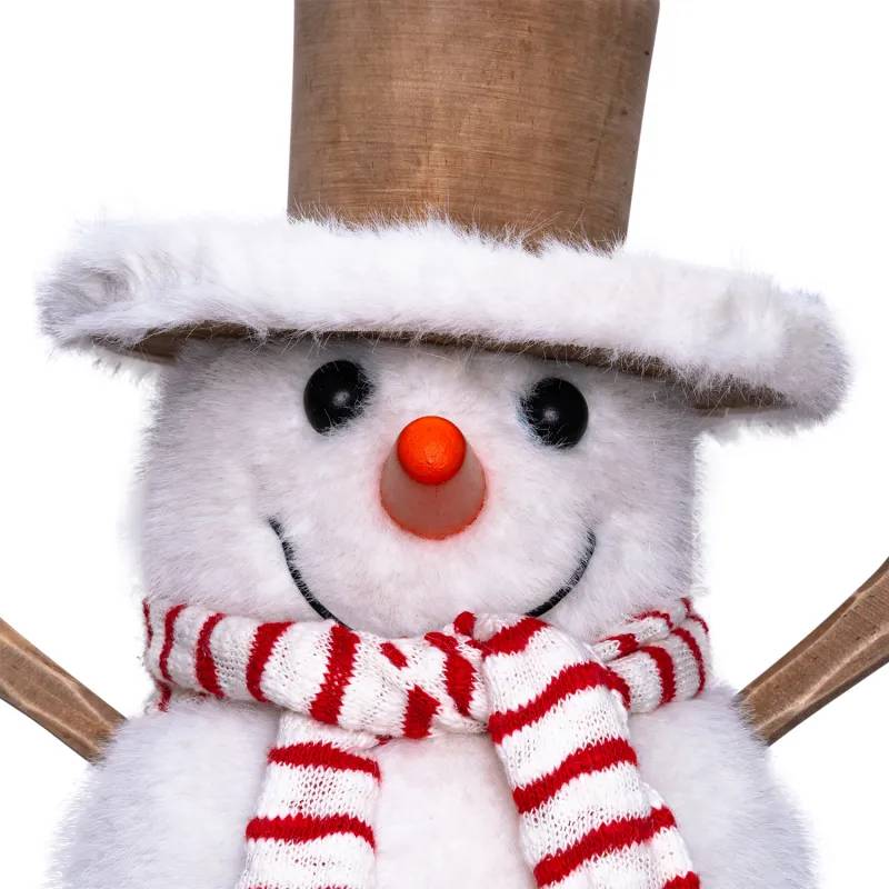 Lotti - Bonhomme de Neige Lumineux 30cm 50 Micro-Led Blanc Chaud & Froid 9 Animations Lotti - Image 4