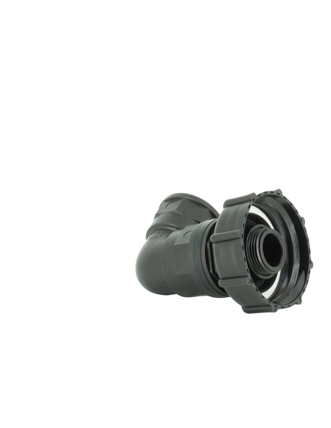 Raccord S60X6 - Sortie coudée femelle 1'' Pas gaz (26x34 mm) - Image 4