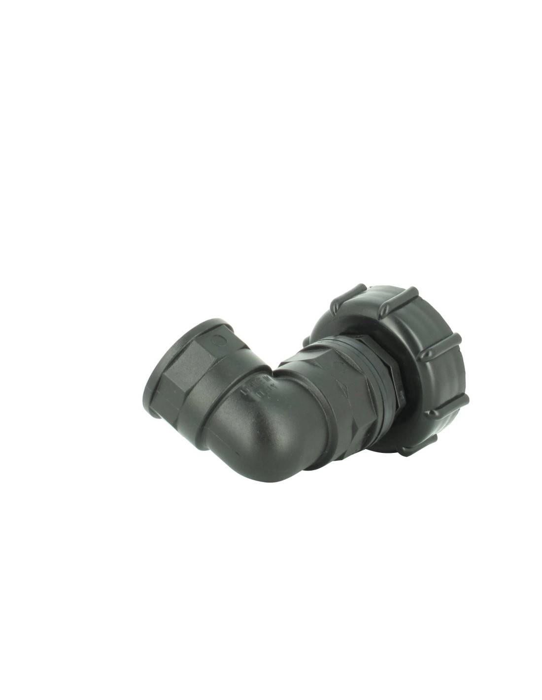 Raccord S60X6 - Sortie coudée femelle 1'' Pas gaz (26x34 mm) - Image 1