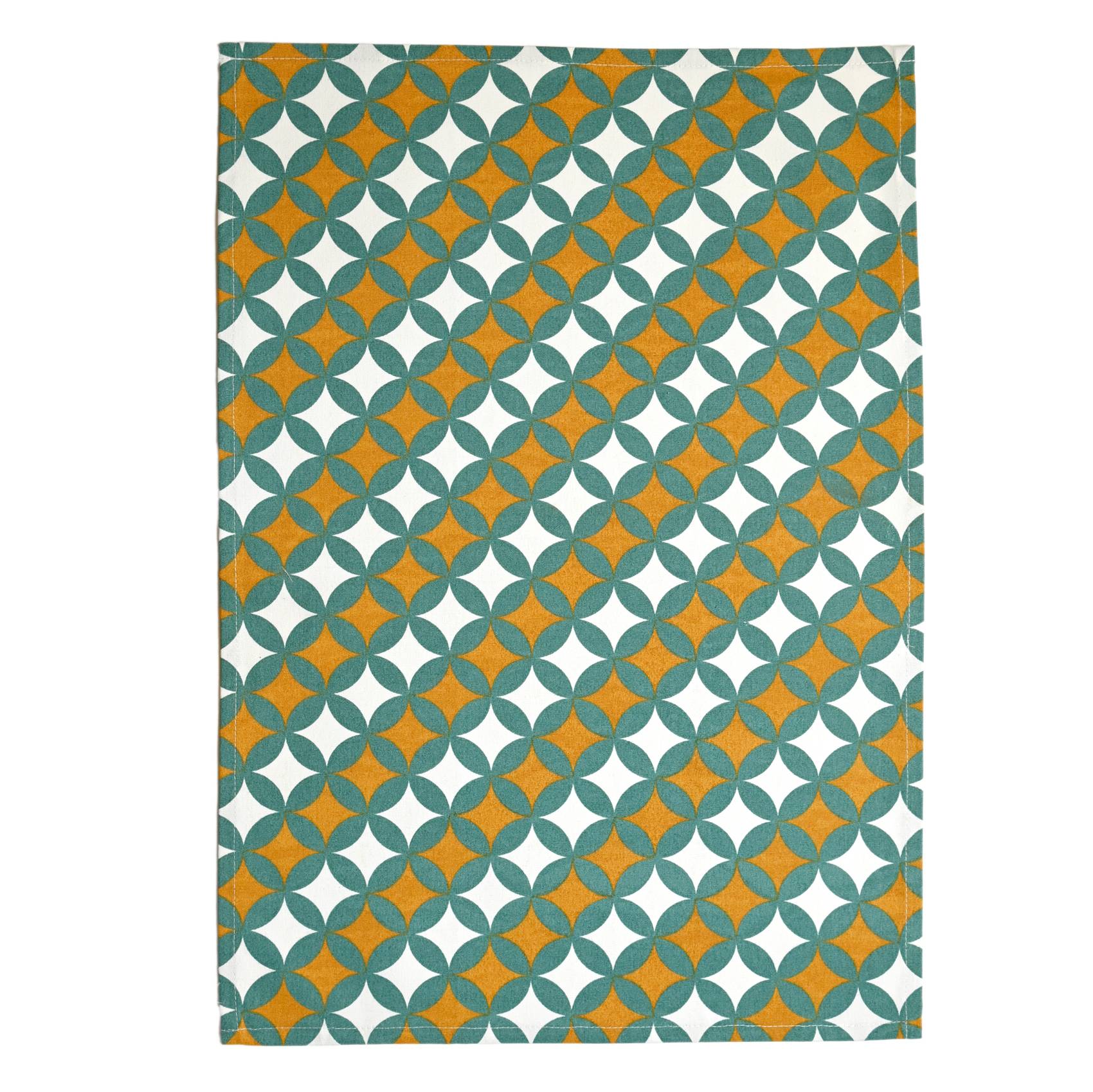 Home Maison - Torchons de cuisine motifs graphiques en coton - HOME MAISON - Coton - Vert - Image 2