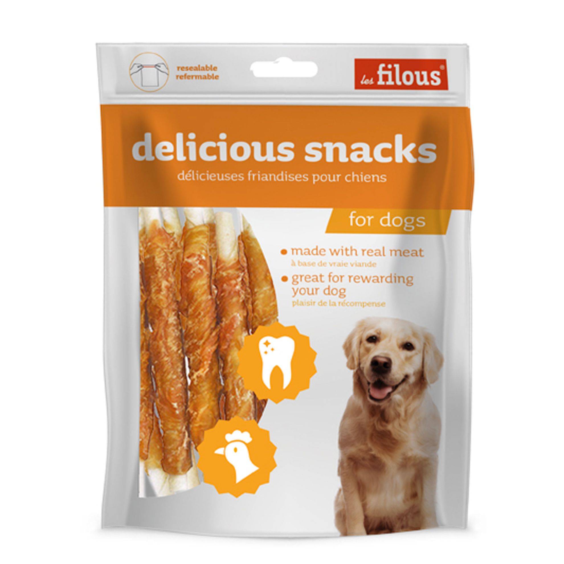 Friandises Peau de poulet "Les Filous" LES FILOUS