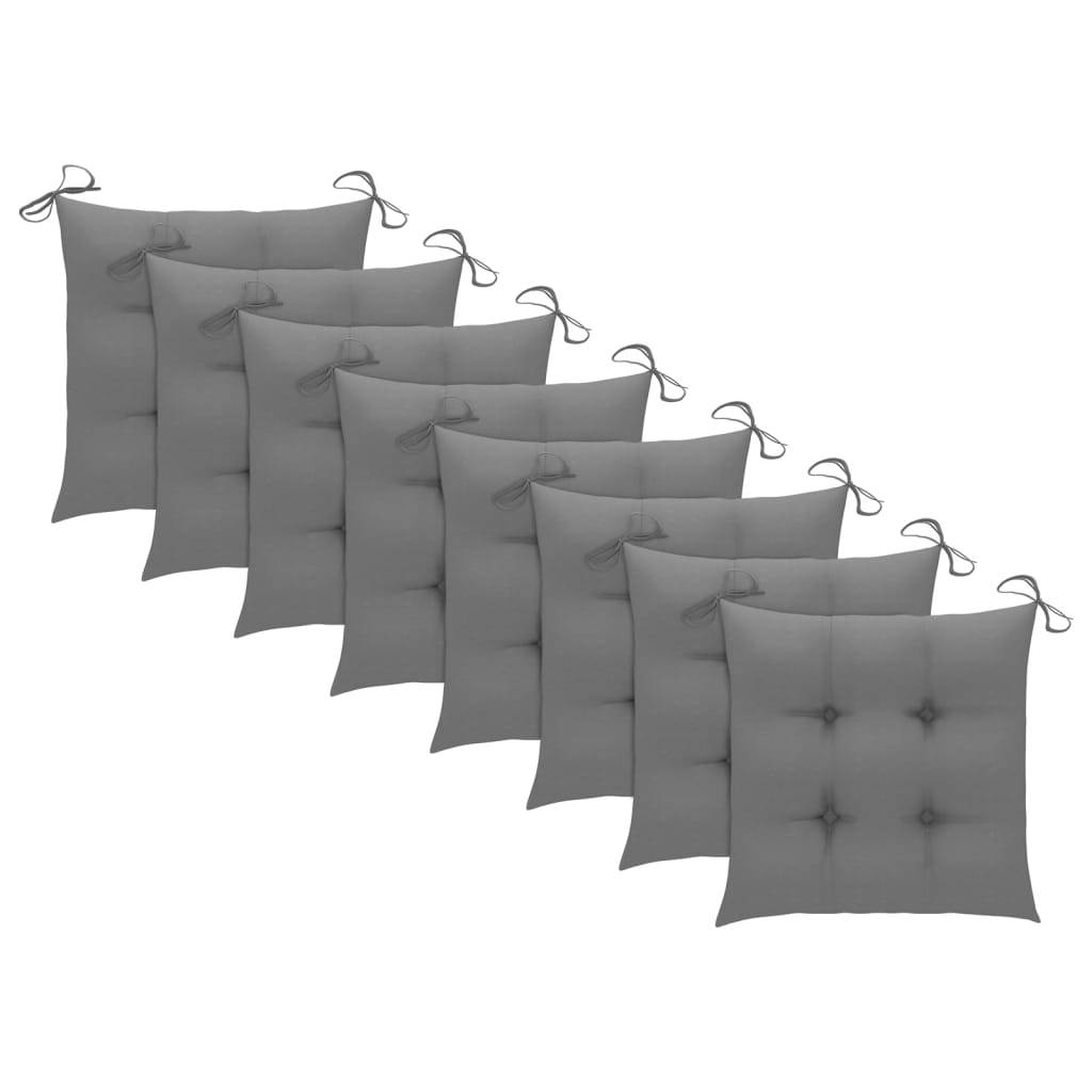Chaises pliables d'extérieur Bois d'acacia gris 44 x 50 x 88 cm - PANGIVO - Image 5