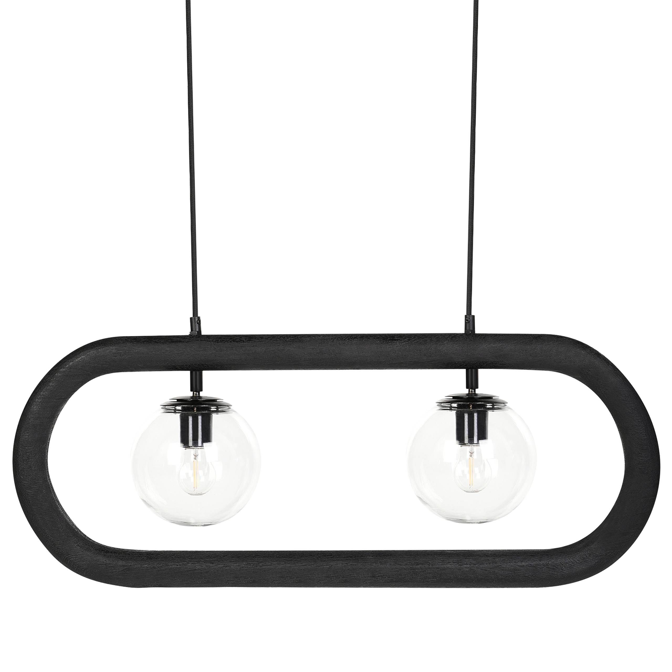 Beliani - Lampe suspension Manguier Noir AYENSU - 74x15x153- Beliani - Image 2