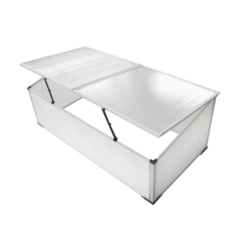 PANGIVO - Serre froide polycarbonate et aluminium transparent 110 x 55 x 41 cm - PANGIVO - Image 2