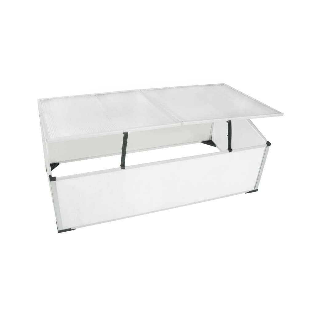 PANGIVO - Serre froide polycarbonate et aluminium transparent 110 x 55 x 41 cm - PANGIVO - Image 3