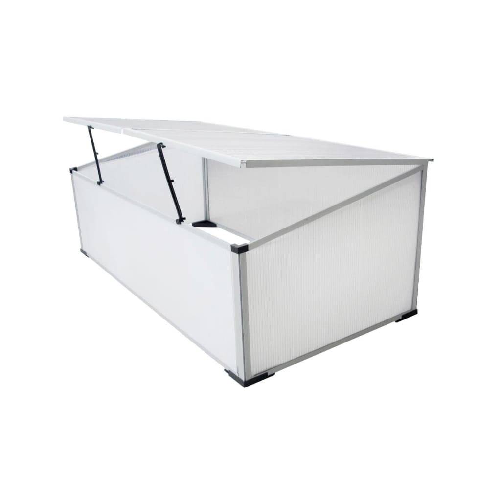 PANGIVO - Serre froide polycarbonate et aluminium transparent 110 x 55 x 41 cm - PANGIVO - Image 4