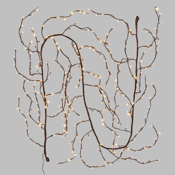 Lotti - Branche lumineuse murale marron LED blanc chaud Lotti - Image 9