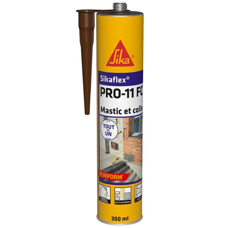 SIKA Mastic-colle à prise rapide Sikaflex® PRO-11 FC Purform® 300ml – Polyuréthane haute adhérence - Couleur: Beige - Image 4