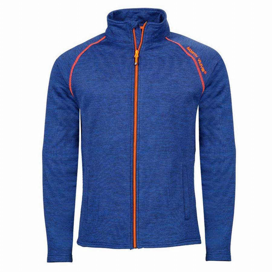 Nineworths - Veste - NORTH WAYS - LENNY 1505 Marine / Orange Fluo T.M - Image 1