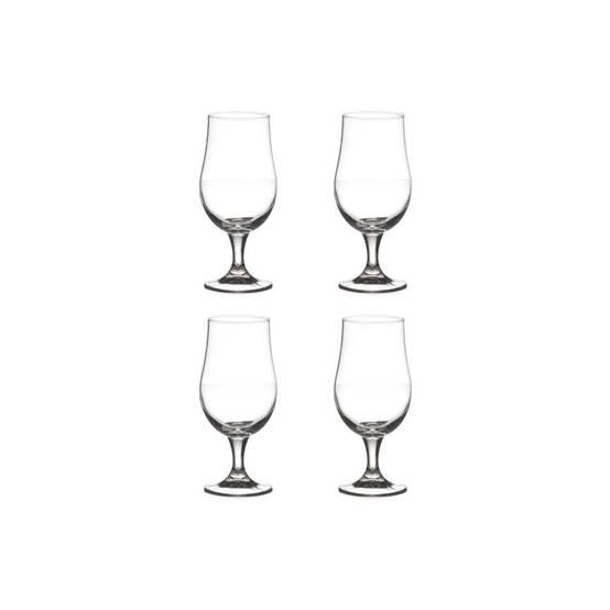 Lot de 4 Verres à Bières "Chouf" 37cl Transparent - Image 1