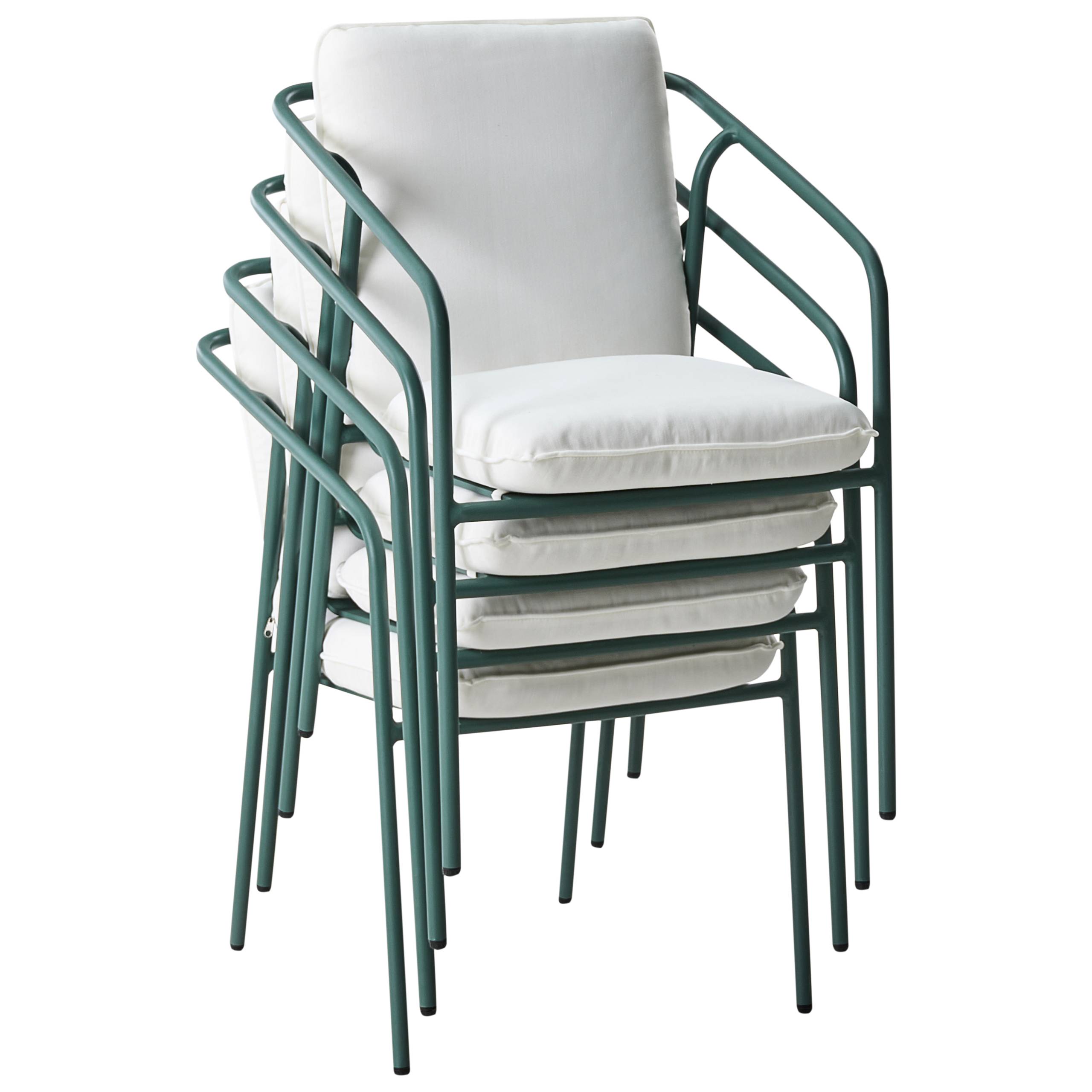 Chaise de jardin Aluminium Vert ASCIANO - Beliani - Image 6