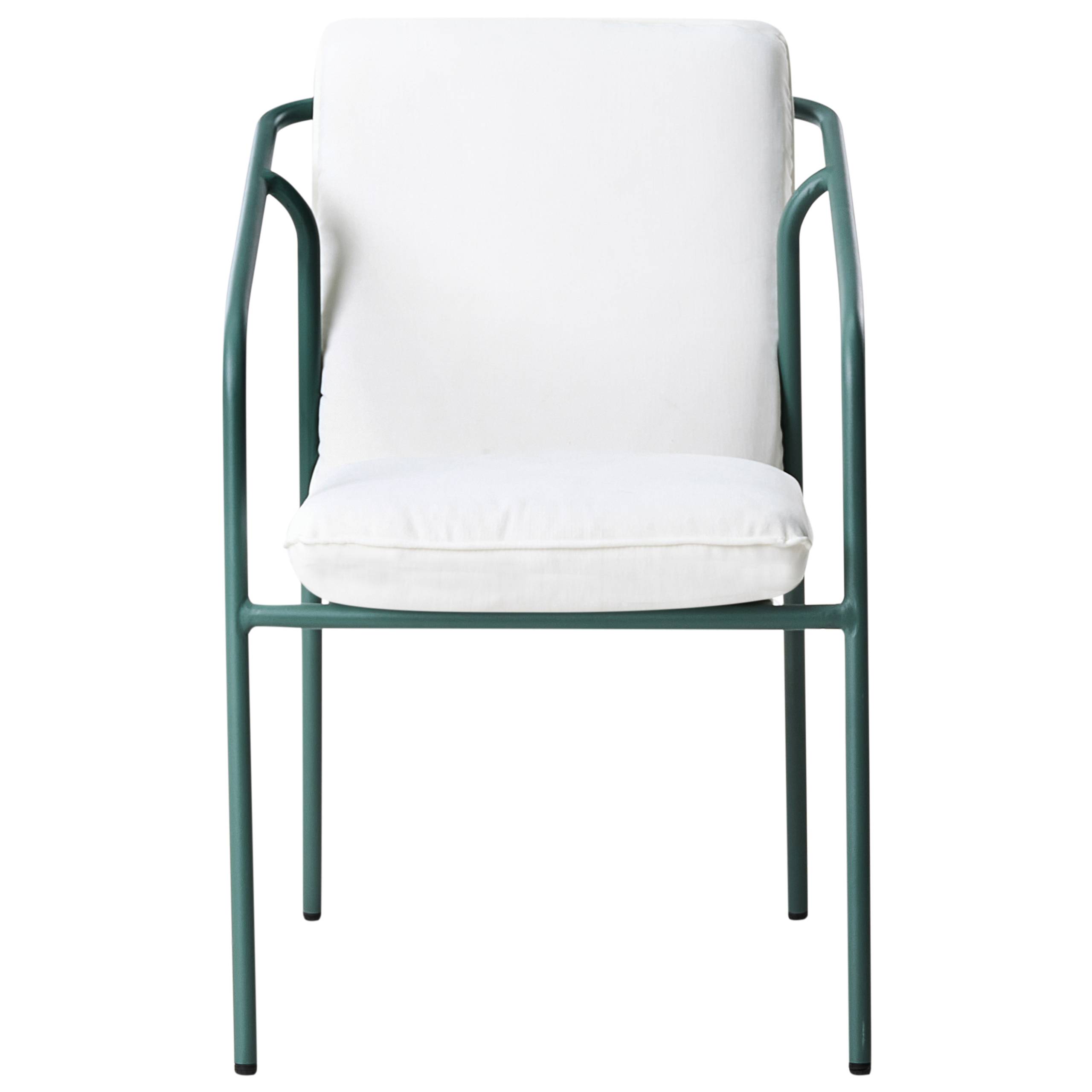 Chaise de jardin Aluminium Vert ASCIANO - Beliani - Image 4