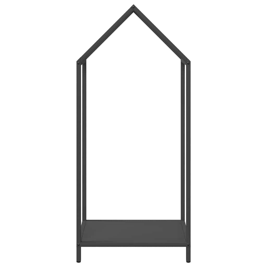 Grand porte-bûches en acier pour cheminée intérieur Noir 40x25x90 cm – ComfortXL Outdoor Living - Image 5