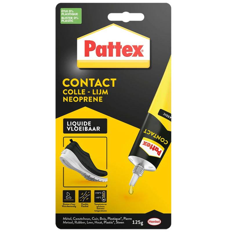 Pattex - PATTEX Colle Contact Liquide Ambre 125g - Image 1