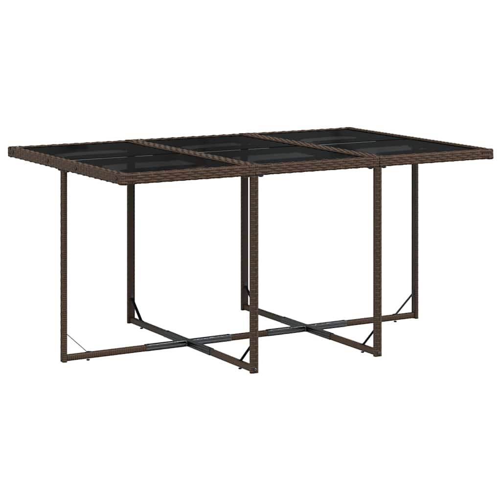 Vidaxl - Ensemble à manger de jardin et coussins 7 pcs-Salons de jardin marron rotin 252828 - Image 5