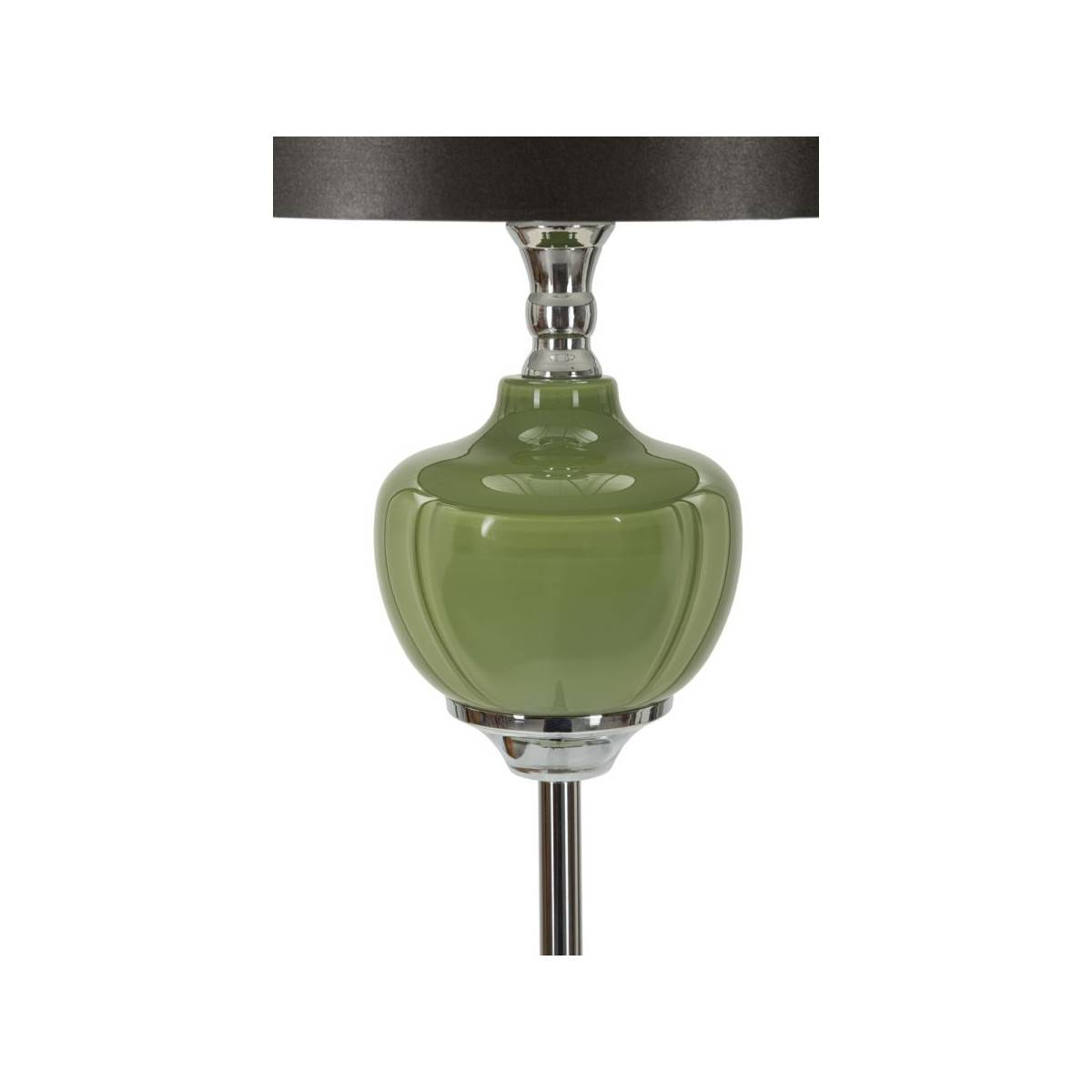 Lampadaire en Verre "Eva One" 160cm Vert & Noir - Image 2