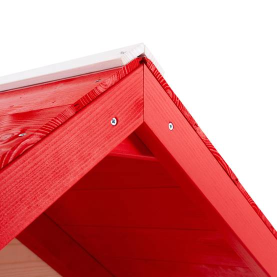 Maisonnette modulable sur pilotis avec balcon et glissière COQUELICOT en bois FSC® - Image 3
