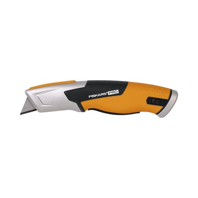 Fiskars - Cutter de sécurité Pro à lame retractable automatique CarbonMax™ - Image 1