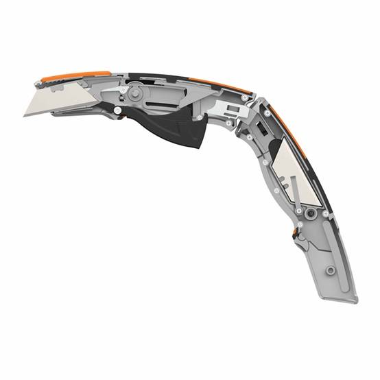Fiskars - Cutter de sécurité Pro à lame retractable automatique CarbonMax™ - Image 4