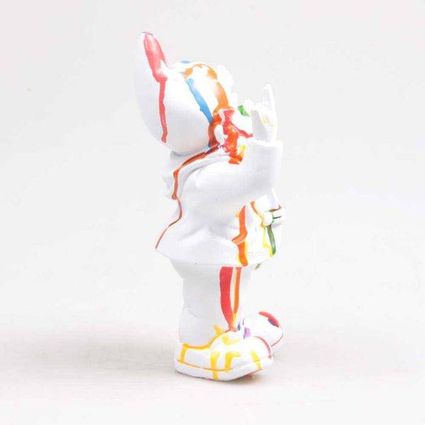 Stoobz - Nain de jardin en résine doigt d'honneur 7 x 8 x 20 cm Multicolore Stoobz - Image 4