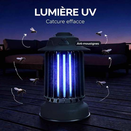 Piège à moustique d'extérieur auto-nettoyant EZIlight® Mosquito Garden MG 10 Black - Image 5