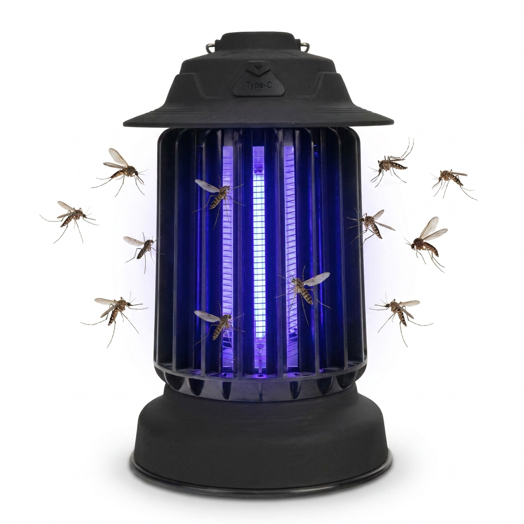 Piège à moustique d'extérieur auto-nettoyant EZIlight® Mosquito Garden MG 10 Black - Image 1