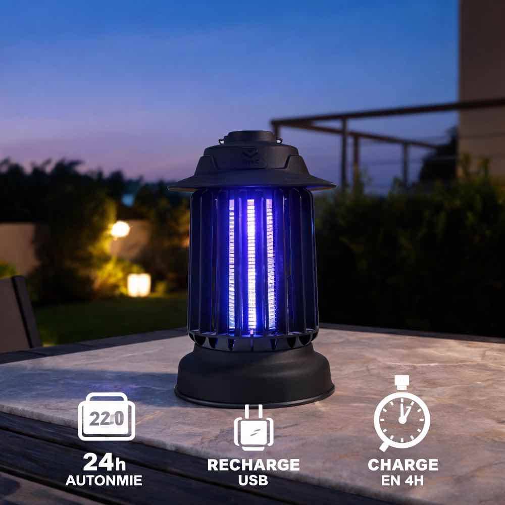 Piège à moustique d'extérieur auto-nettoyant EZIlight® Mosquito Garden MG 10 Black - Image 6