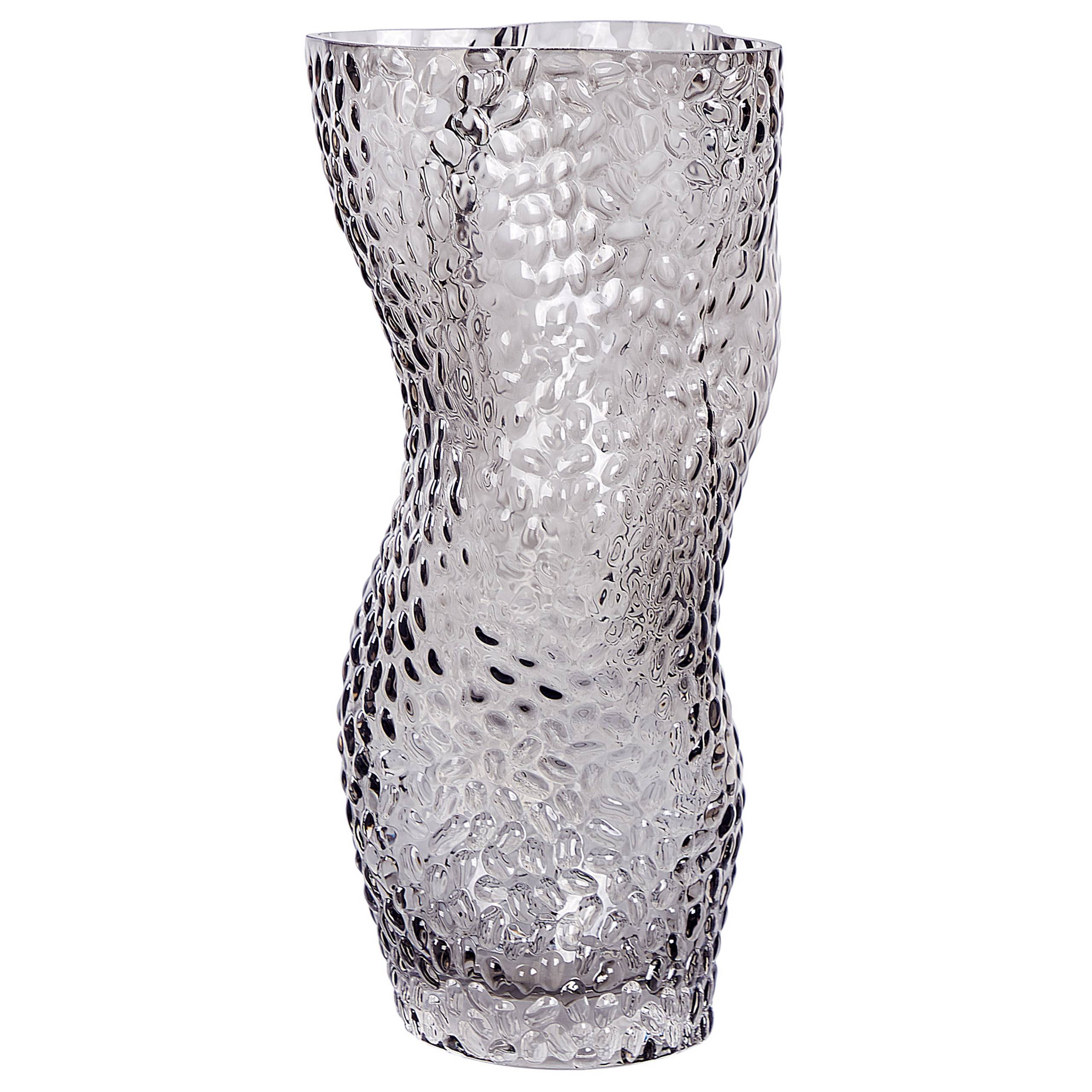 Terre cuite Vase décoratif 34 cm Multicolore Blanc MALAKKA | Leroy Merlin