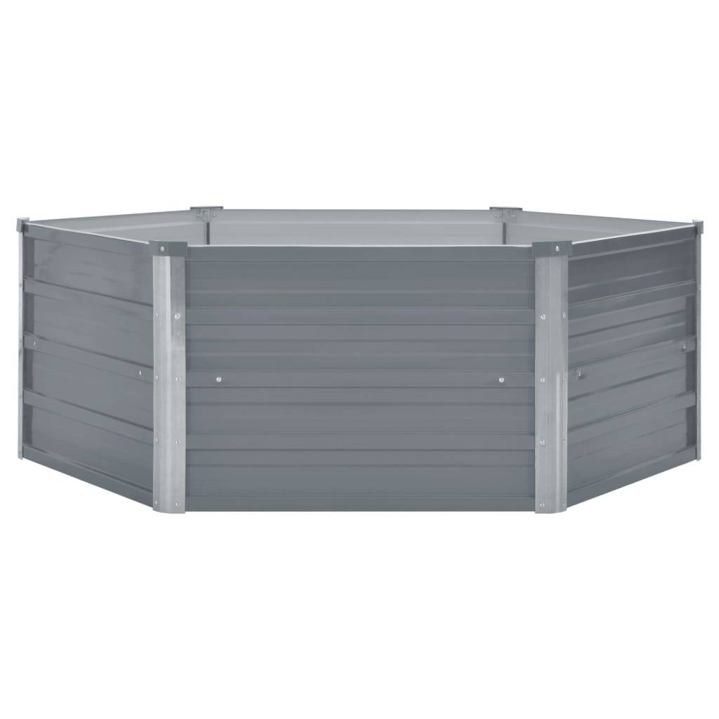 Prolenta Premium - Jardinière acier gris  129 x 129 x 45 cm  - Prolenta premium p324.9 - Image 1