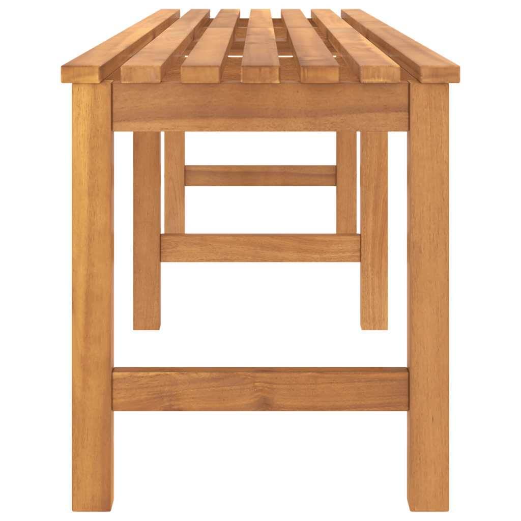 PANGIVO - Banc de jardin bois de teck naturel 180 x 40 x 45 cm - PANGIVO - Image 5