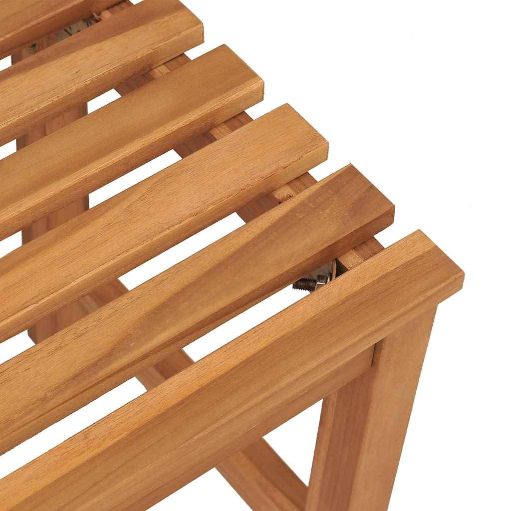 PANGIVO - Banc de jardin bois de teck naturel 180 x 40 x 45 cm - PANGIVO - Image 7