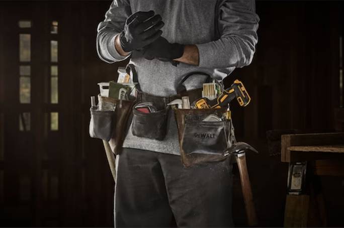 Ceinture porte-outils en cuir Apron - DEWALT - DWST50112-1 - Image 3