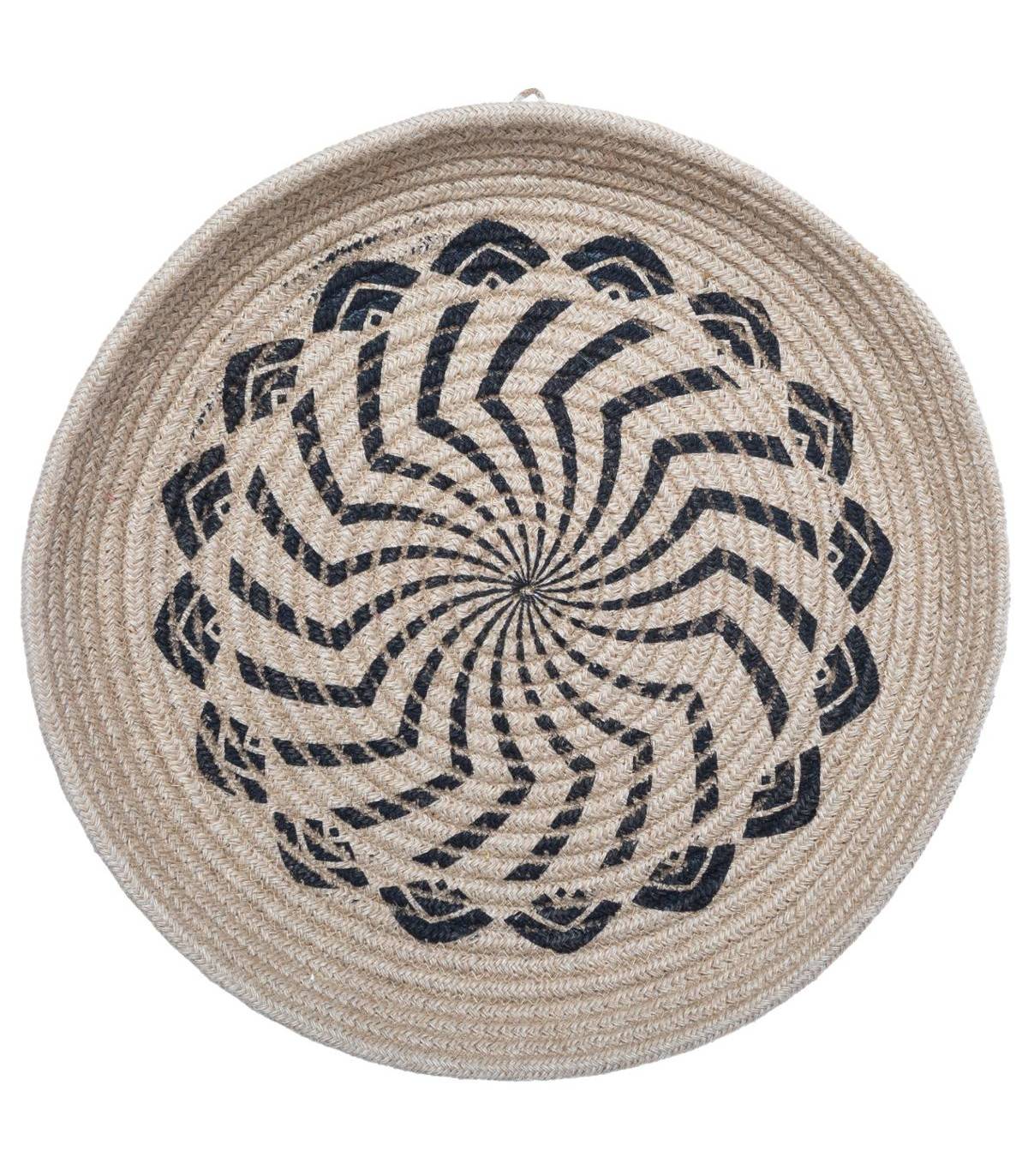 Atmosphera - Set 2 Décorations Murales Paniers en Jute D 48.5 cm et D 38.5 cm - Image 3