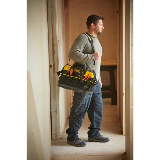 stanley - STANLEY FATMAX Sac À Outils 45 cm - 1-93-950 - Base rigide et résistante à l'eau avec bandoulière solide - Image 8