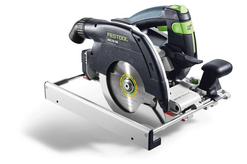 Scie circulaire à capot basculant sans fil HKC 55 EB-Basic-5,0 - FESTOOL - avec 1 batterie 18V 5.0Ah - Systainer - 577034 - Image 4