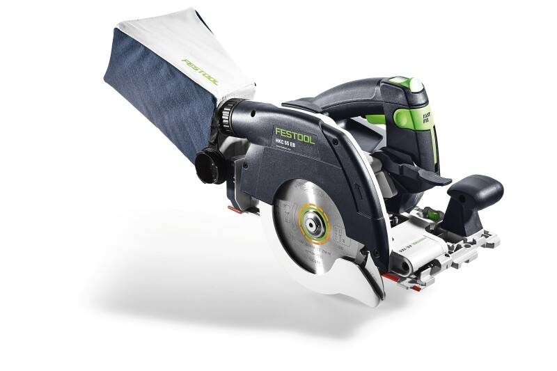 Scie circulaire à capot basculant sans fil HKC 55 EB-Basic-5,0 - FESTOOL - avec 1 batterie 18V 5.0Ah - Systainer - 577034 - Image 3