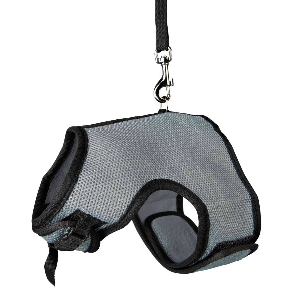 Trixie - Harnais doux avec laisse 1,2 m pour grand lapins - couleur aléatoire - Image 2