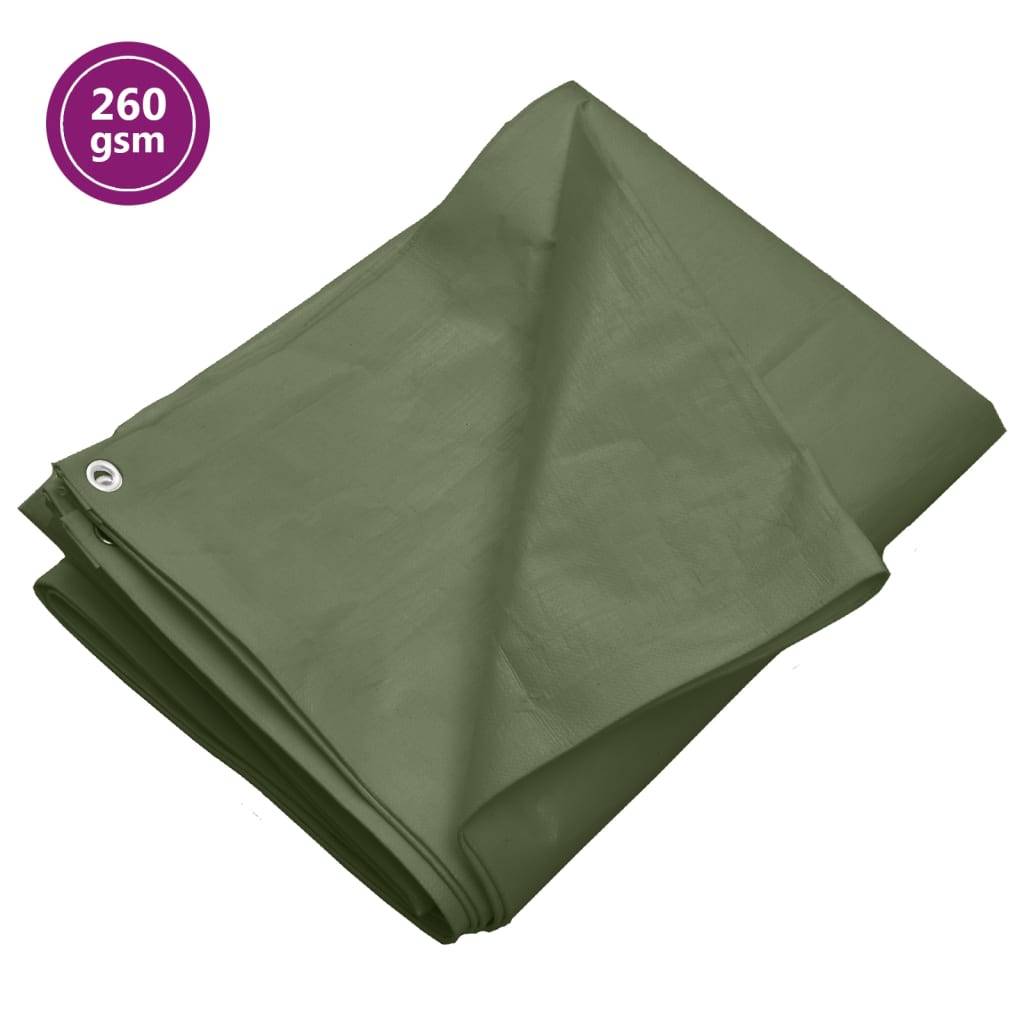 Maison Chic - Bâche de protection | Bâche 260 g/m² 3x3 m Vert PEHD Maison Chic - Image 2