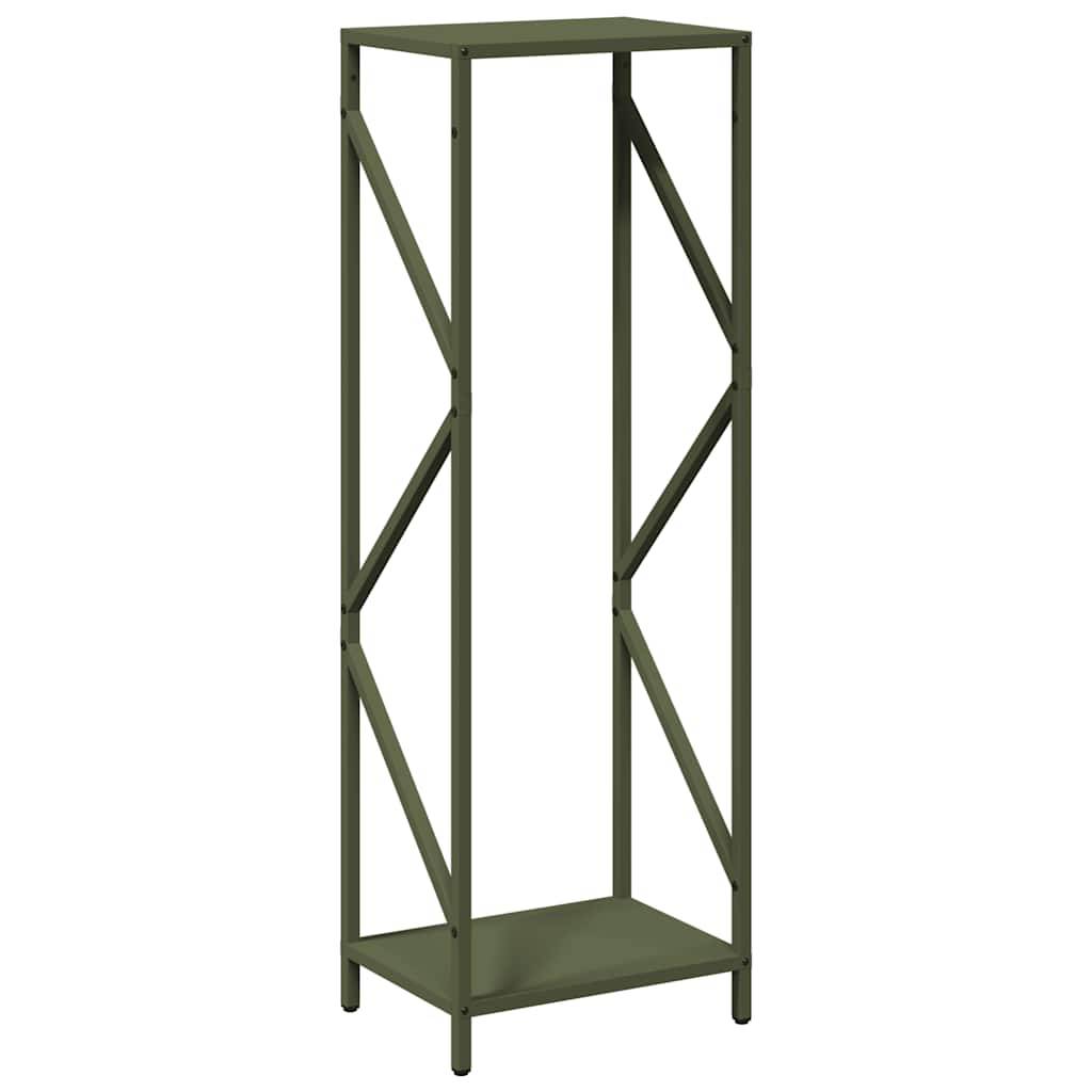 ComfortXL - Range-bûches design en acier pour stockage bois intérieur Vert Olive 100cm – ComfortXL Outdoor Living - Image 2