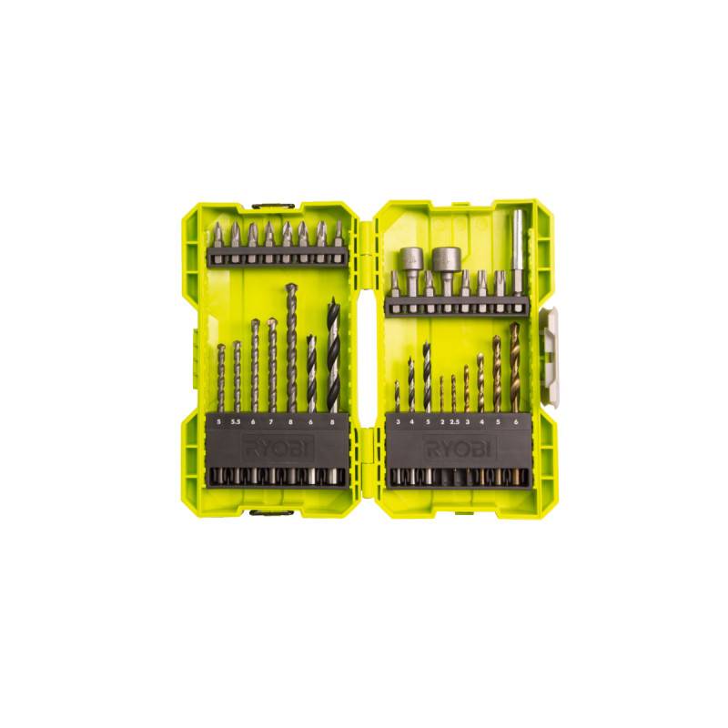 Ryobi - Pack RYOBI Perceuse à percussion RPD1200-K - 1200W - Coffret de 32 accessoires - RAK32DDMIX - Image 5